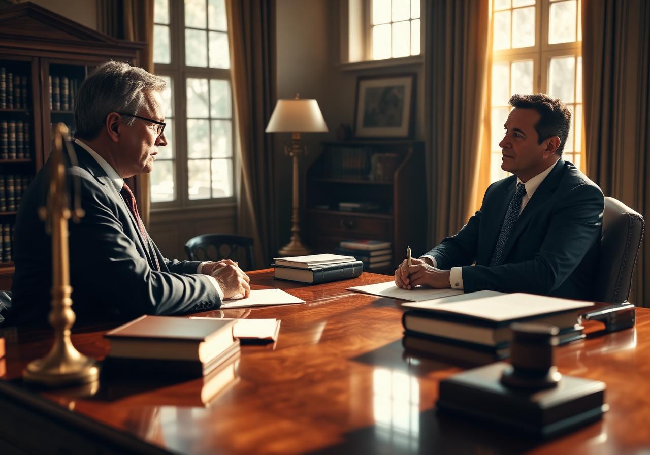 Tax Controversy attorney consulting with a client